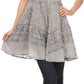 Sakkas Jaydence Short Floral Embroidered Deep Neck Tank Top Sleeveless Batik Dress