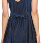Sakkas Jaydence Short Floral Embroidered Deep Neck Tank Top Sleeveless Batik Dress