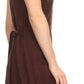 Sakkas Aliney Short Adjustable Spaghetti Strap Sleeveless Embroidered Day Dress