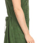 Sakkas Aliney Short Adjustable Spaghetti Strap Sleeveless Embroidered Day Dress