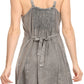 Sakkas Aliney Short Adjustable Spaghetti Strap Sleeveless Embroidered Day Dress