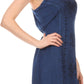 Sakkas Aliney Short Adjustable Spaghetti Strap Sleeveless Embroidered Day Dress