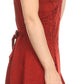 Sakkas Aliney Short Adjustable Spaghetti Strap Sleeveless Embroidered Day Dress