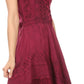 Sakkas Calleea Mid Length Embroidery Sleeveless Spaghetti Strap Corset Batik Dress