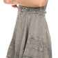 Sakkas Calleea Mid Length Embroidery Sleeveless Spaghetti Strap Corset Batik Dress