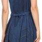 Sakkas Calleea Mid Length Embroidery Sleeveless Spaghetti Strap Corset Batik Dress