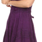 Sakkas Calleea Mid Length Embroidery Sleeveless Spaghetti Strap Corset Batik Dress
