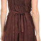Sakkas Rhyder Mid Strapless Spaghetti Strap Adjustable Embroidered Batik Dress