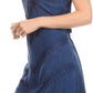 Sakkas Rhyder Mid Strapless Spaghetti Strap Adjustable Embroidered Batik Dress
