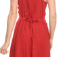 Sakkas Rhyder Mid Strapless Spaghetti Strap Adjustable Embroidered Batik Dress
