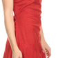 Sakkas Rhyder Mid Strapless Spaghetti Strap Adjustable Embroidered Batik Dress