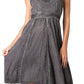 Sakkas Markay Short Mid Length Spaghetti Strap Sleeveless Embroidered Batik Dress