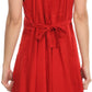 Sakkas Markay Short Mid Length Spaghetti Strap Sleeveless Embroidered Batik Dress