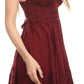 Sakkas Fedelle Sleeveless Mid-Length Summer Dress With Cross Over Open Back Straps