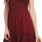 Sakkas Fedelle Sleeveless Mid-Length Summer Dress With Cross Over Open Back Straps