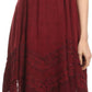 Sakkas Fedelle Sleeveless Mid-Length Summer Dress With Cross Over Open Back Straps