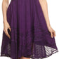 Sakkas Fedelle Sleeveless Mid-Length Summer Dress With Cross Over Open Back Straps