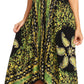 Sakkas Aleayma Strapless Long Adjustable Bead Embroidered Dyed Halter Top Dress