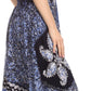Sakkas Aleayma Strapless Long Adjustable Bead Embroidered Dyed Halter Top Dress