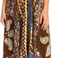 Sakkas Aleayma Strapless Long Adjustable Bead Embroidered Dyed Halter Top Dress