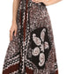 Sakkas Aleayma Strapless Long Adjustable Bead Embroidered Dyed Halter Top Dress