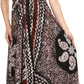 Sakkas Aleayma Strapless Long Adjustable Bead Embroidered Dyed Halter Top Dress