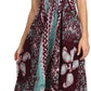 Sakkas Aleayma Strapless Long Adjustable Bead Embroidered Dyed Halter Top Dress