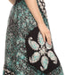 Sakkas Aleayma Strapless Long Adjustable Bead Embroidered Dyed Halter Top Dress