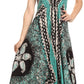Sakkas Aleayma Strapless Long Adjustable Bead Embroidered Dyed Halter Top Dress