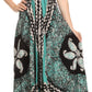 Sakkas Aleayma Strapless Long Adjustable Bead Embroidered Dyed Halter Top Dress