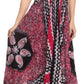 Sakkas Aleayma Strapless Long Adjustable Bead Embroidered Dyed Halter Top Dress