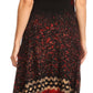 Sakkas Aleayma Strapless Long Adjustable Bead Embroidered Dyed Halter Top Dress