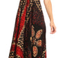 Sakkas Aleayma Strapless Long Adjustable Bead Embroidered Dyed Halter Top Dress