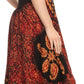 Sakkas Aleayma Strapless Long Adjustable Bead Embroidered Dyed Halter Top Dress