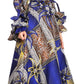 Sakkas Tale Women's Maxi Long Sleeve Wrap Dress with Pockets African Ankara Print