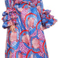 Sakkas Tale Women's Maxi Long Sleeve Wrap Dress with Pockets African Ankara Print