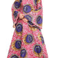 Sakkas Tale Women's Maxi Long Sleeve Wrap Dress with Pockets African Ankara Print