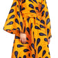 Sakkas Tale Women's Maxi Long Sleeve Wrap Dress with Pockets African Ankara Print