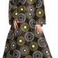 Sakkas Tale Women's Maxi Long Sleeve Wrap Dress with Pockets African Ankara Print