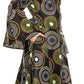 Sakkas Tale Women's Maxi Long Sleeve Wrap Dress with Pockets African Ankara Print
