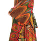 Sakkas Tale Women's Maxi Long Sleeve Wrap Dress with Pockets African Ankara Print
