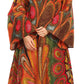 Sakkas Tale Women's Maxi Long Sleeve Wrap Dress with Pockets African Ankara Print