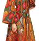 Sakkas Tale Women's Maxi Long Sleeve Wrap Dress with Pockets African Ankara Print