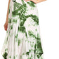 Sakkas Sami Long Sleeveless Spaghetti Strap Handkerchief Hem Dress With Corset Top