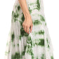 Sakkas Sami Long Sleeveless Spaghetti Strap Handkerchief Hem Dress With Corset Top
