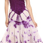 Sakkas Sami Long Sleeveless Spaghetti Strap Handkerchief Hem Dress With Corset Top