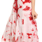 Sakkas Sami Long Sleeveless Spaghetti Strap Handkerchief Hem Dress With Corset Top