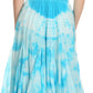 Sakkas Sami Long Sleeveless Spaghetti Strap Handkerchief Hem Dress With Corset Top