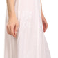 Sakkas Ashlay Adjustable Long Paneled Ruffled Cap Sleeve Scoop Neck Batik Dress