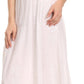 Sakkas Ashlay Adjustable Long Paneled Ruffled Cap Sleeve Scoop Neck Batik Dress